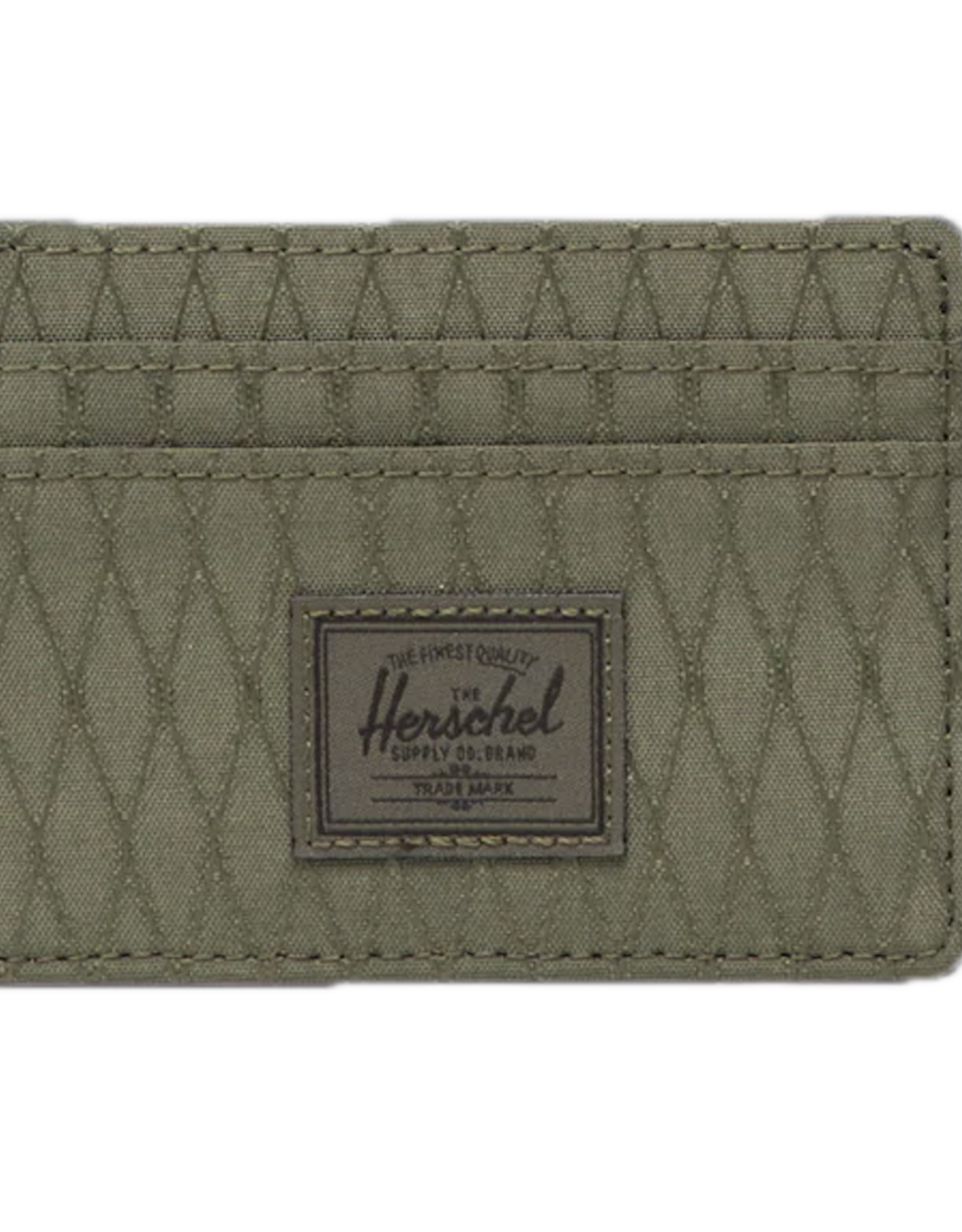 HERSCHEL Charlie Cardholder - Ivy Green Diamond