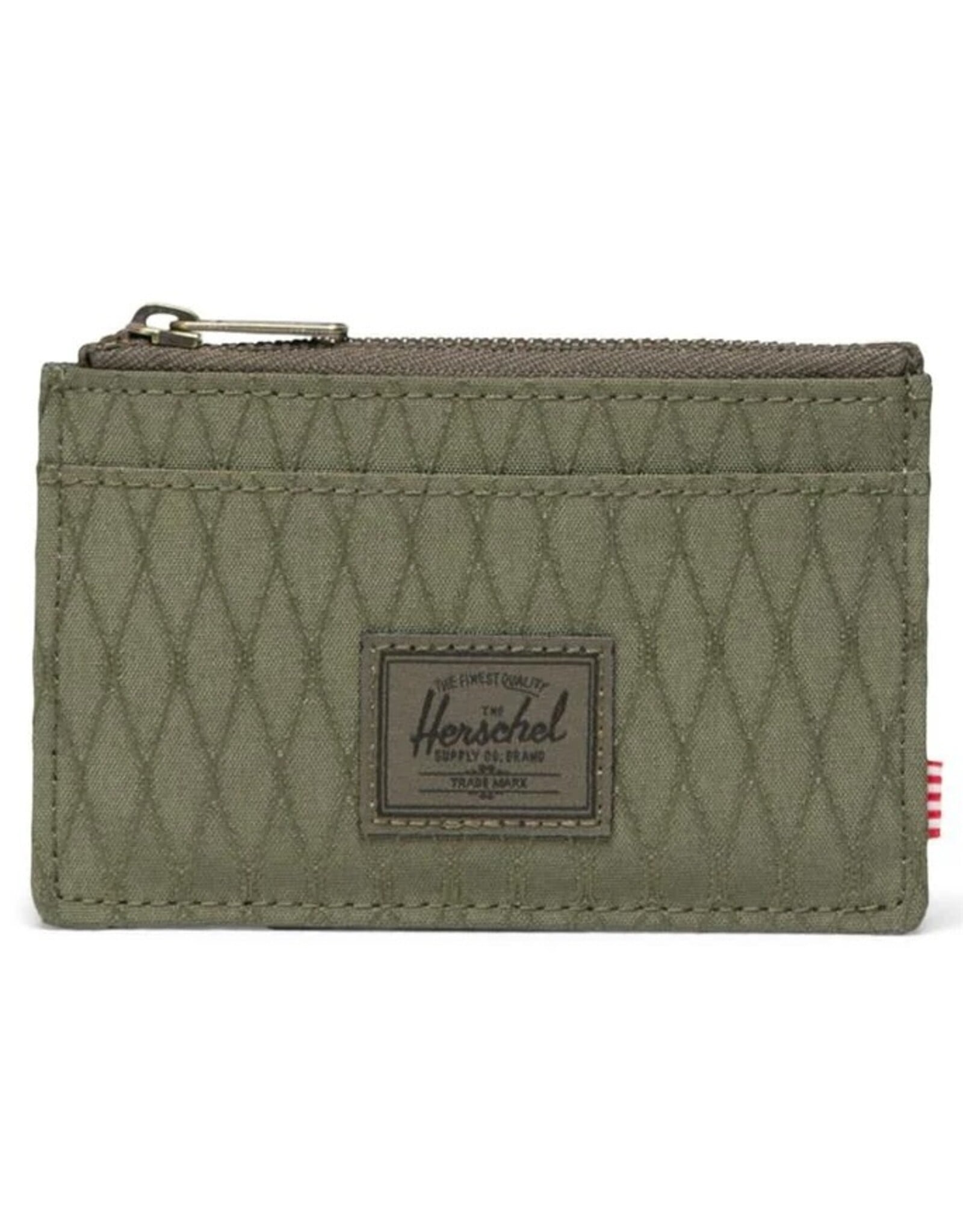 HERSCHEL Oscar Cardholder - Ivy Green Diamond