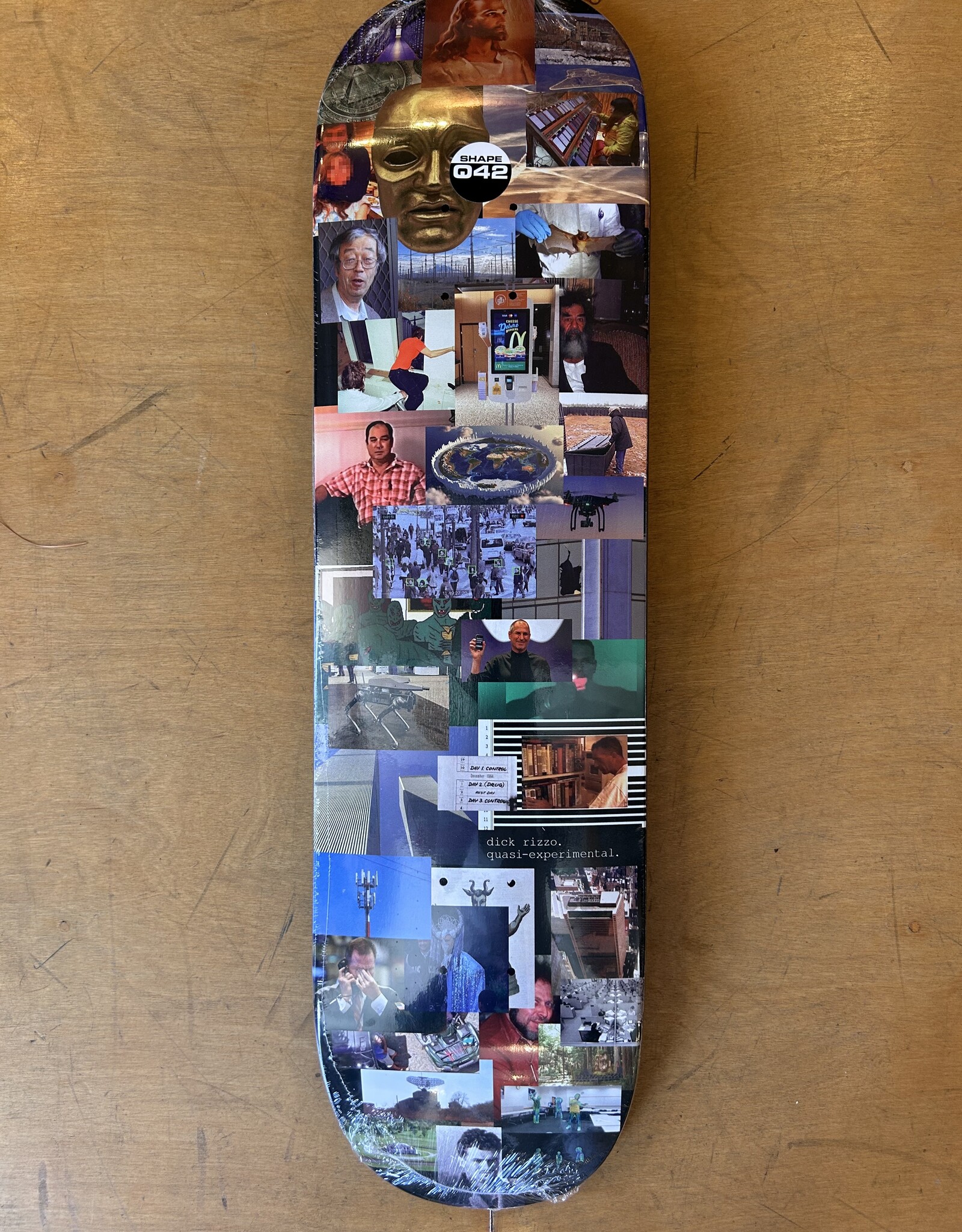QUASI SKATEBOARDS Dick Rizzo Psyop Pro Deck - 8.25