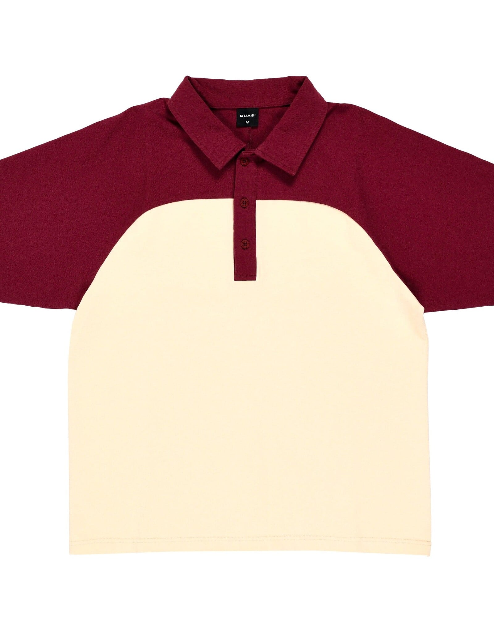 QUASI SKATEBOARDS Leslie Raglan Polo Shirt - Red