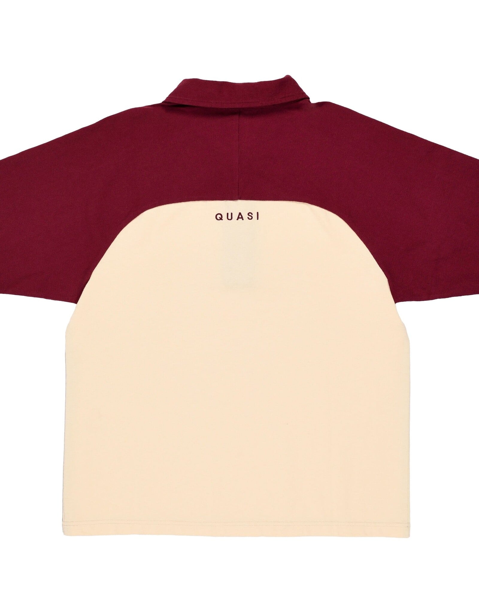 QUASI SKATEBOARDS Leslie Raglan Polo Shirt - Red