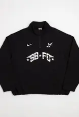 NIKE SB FC Pack Skate 1/2-Zip Fleece Crew-Neck Sweatshirt - Black
