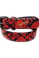 LOOSEY Red Slither Belt