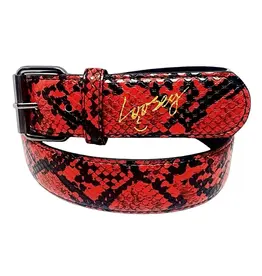 LOOSEY Red Slither Belt