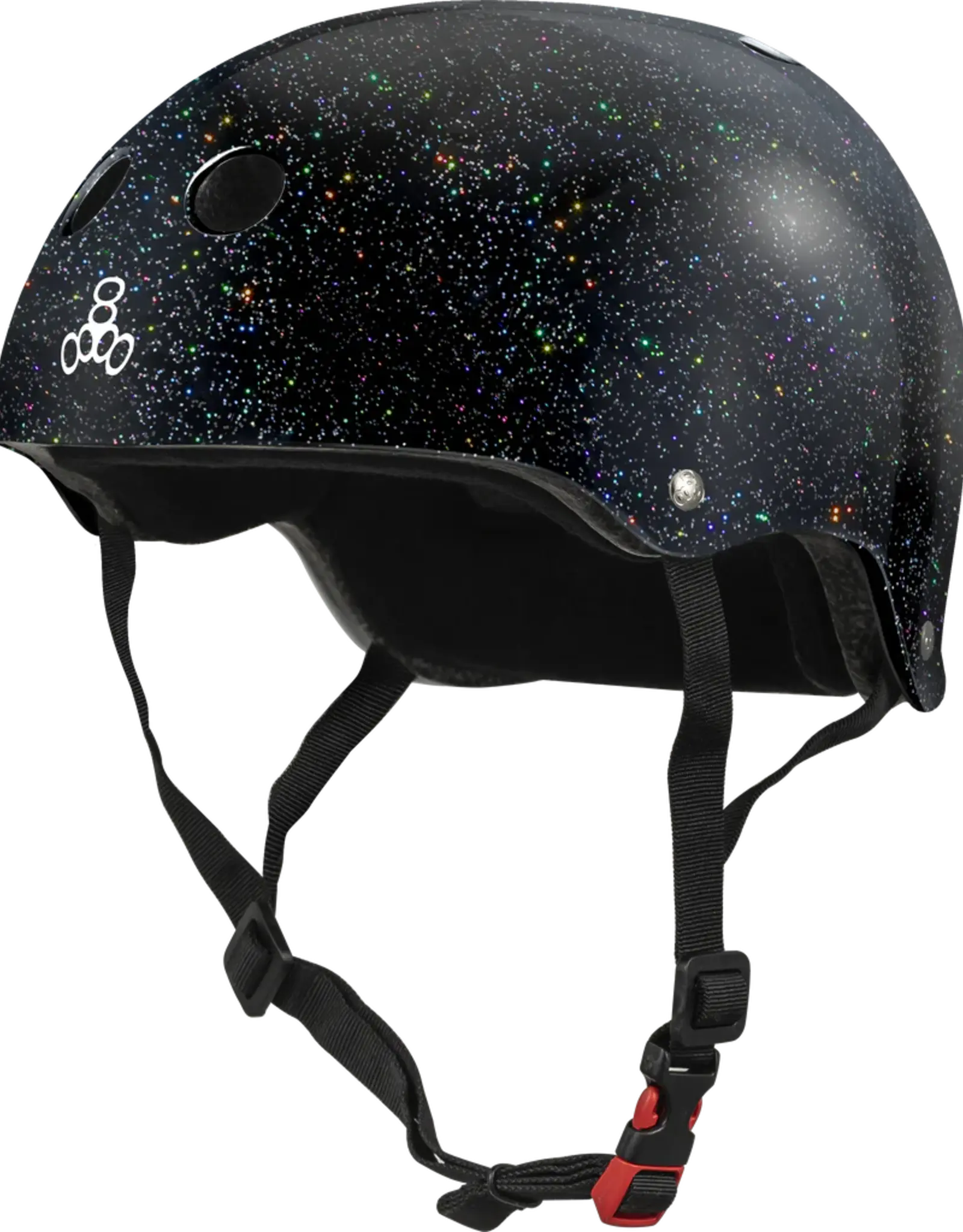 TRIPLE 8 TRIPLE 8 ADULT HELMET -  BLACK GLITTER
