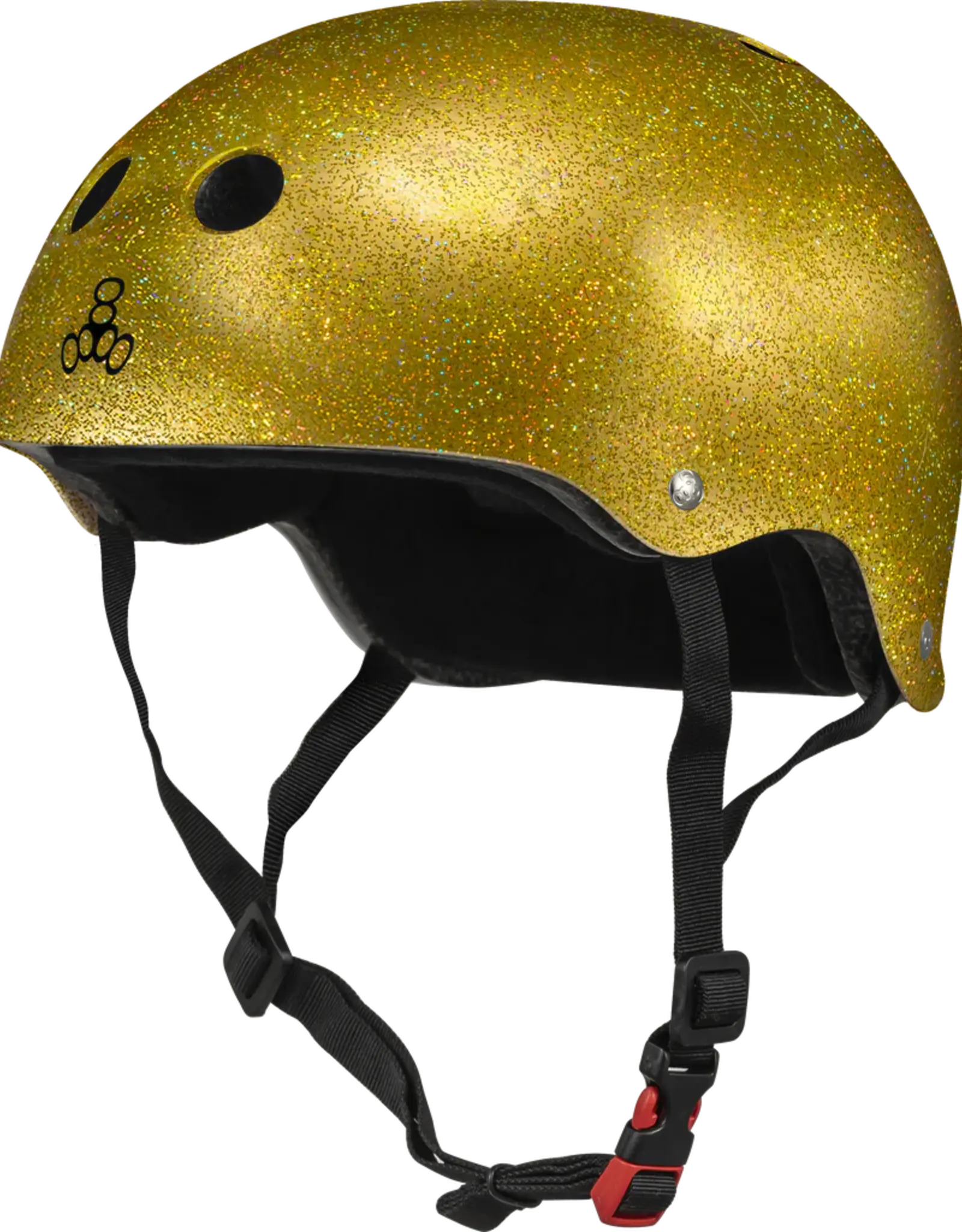 TRIPLE 8 TRIPLE 8 ADULT HELMET -  GOLD GLITTER