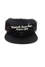 KINGSWELL Letterhead Snapback Surf Hat - Black / White