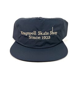 KINGSWELL Letterhead Snapback Surf Hat - Cobalt / Bone