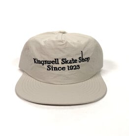 KINGSWELL Letterhead Snapback Surf Hat - White / Navy
