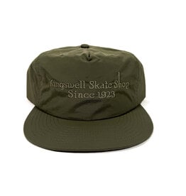 KINGSWELL Letterhead Snapback Surf Hat - Tonal Green