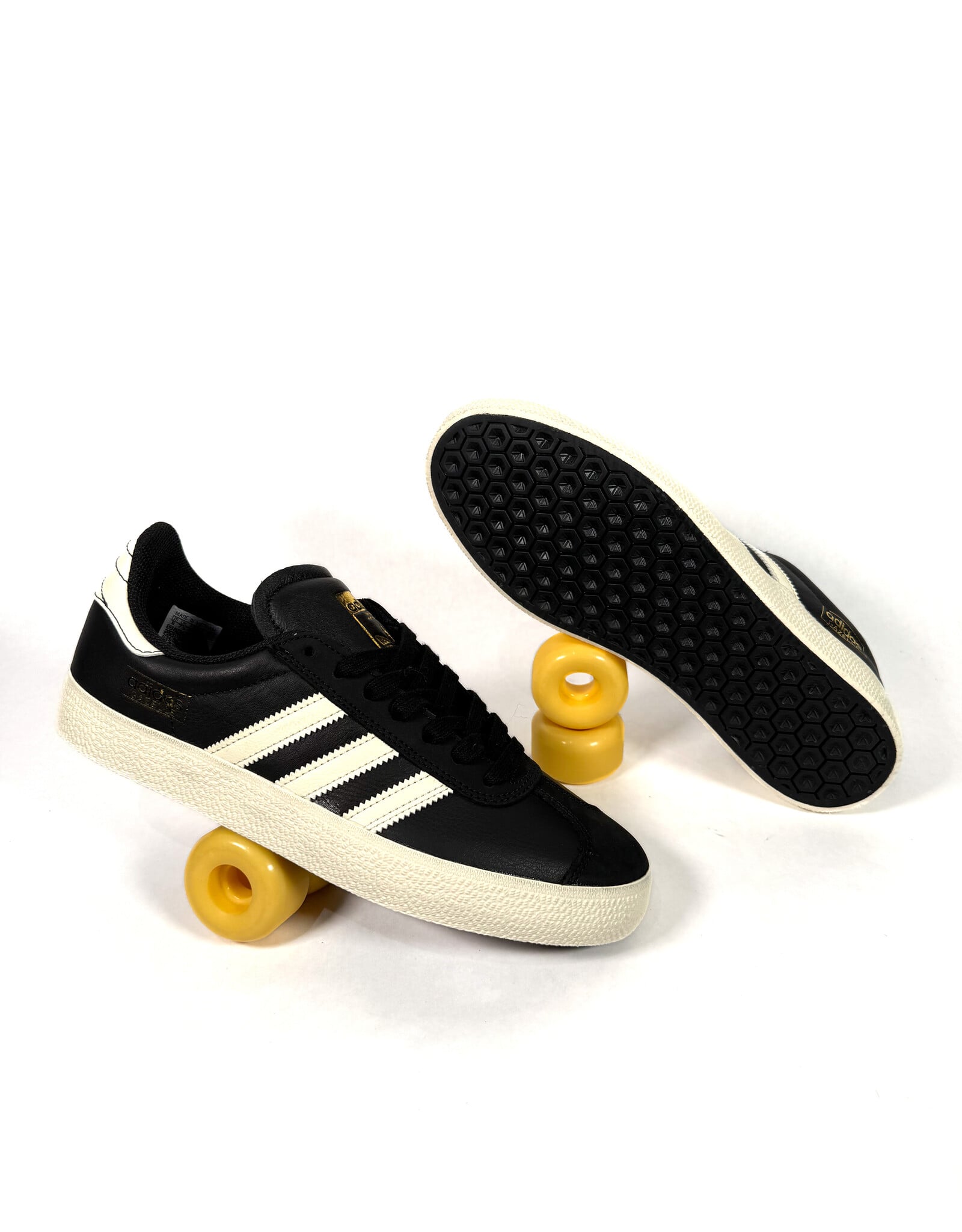 ADIDAS Gazelle ADV - Core Black / Cream White / Gold Metallic
