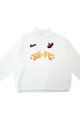 NIKE SB FC Pack Skate 1/2 Zip Fleece Crew Neck Sweatshirt - Sail