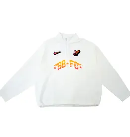 NIKE SB FC Pack Skate 1/2-Zip Fleece Crew-Neck Sweatshirt - Sail