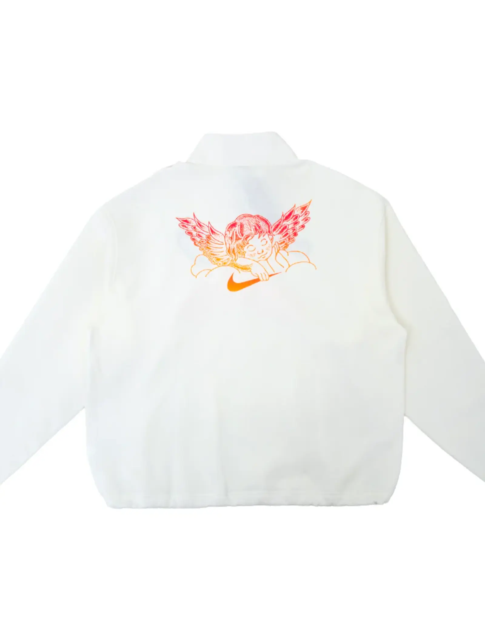 NIKE SB FC Pack Skate 1/2 Zip Fleece Crew Neck Sweatshirt - Sail