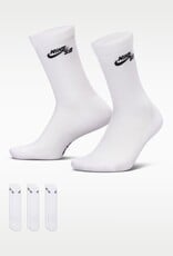 NIKE SB Everyday Elevated Skate Socks (3 Pairs) - White