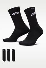 NIKE SB Everyday Elevated Skate Socks (3 Pairs) - Black