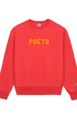 POETS OG Flock Crewneck Sweatshirt - Red / Yellow