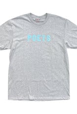 POETS OG Flock Tee - Heather Grey / Blue