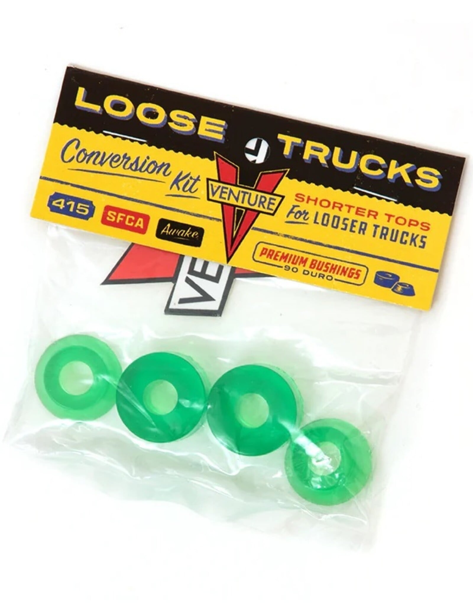 VENTURE Loose Truck Conversion Kit Green - 90 Medium