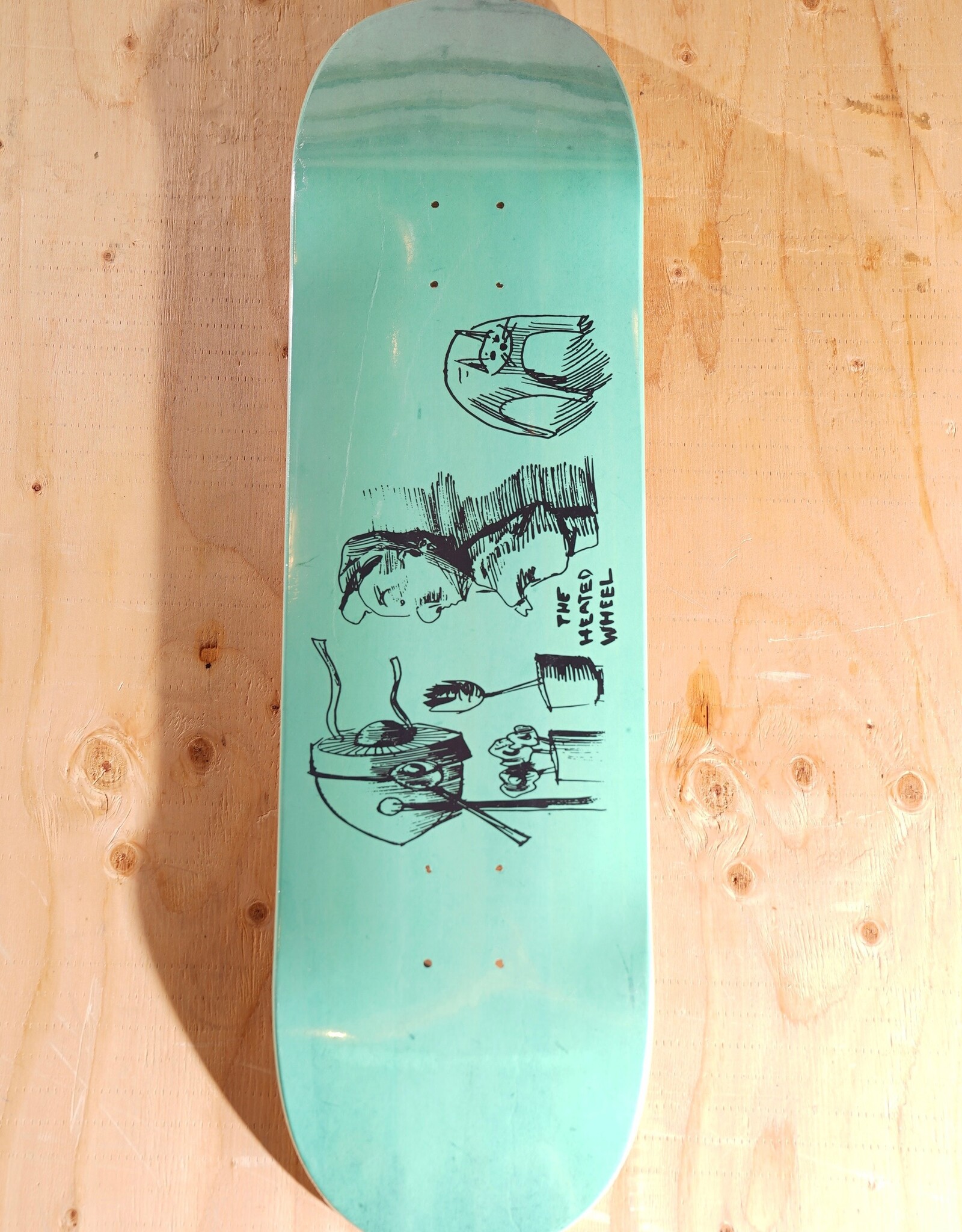 THE HEATED WHEEL Mid July Deck - 8.75