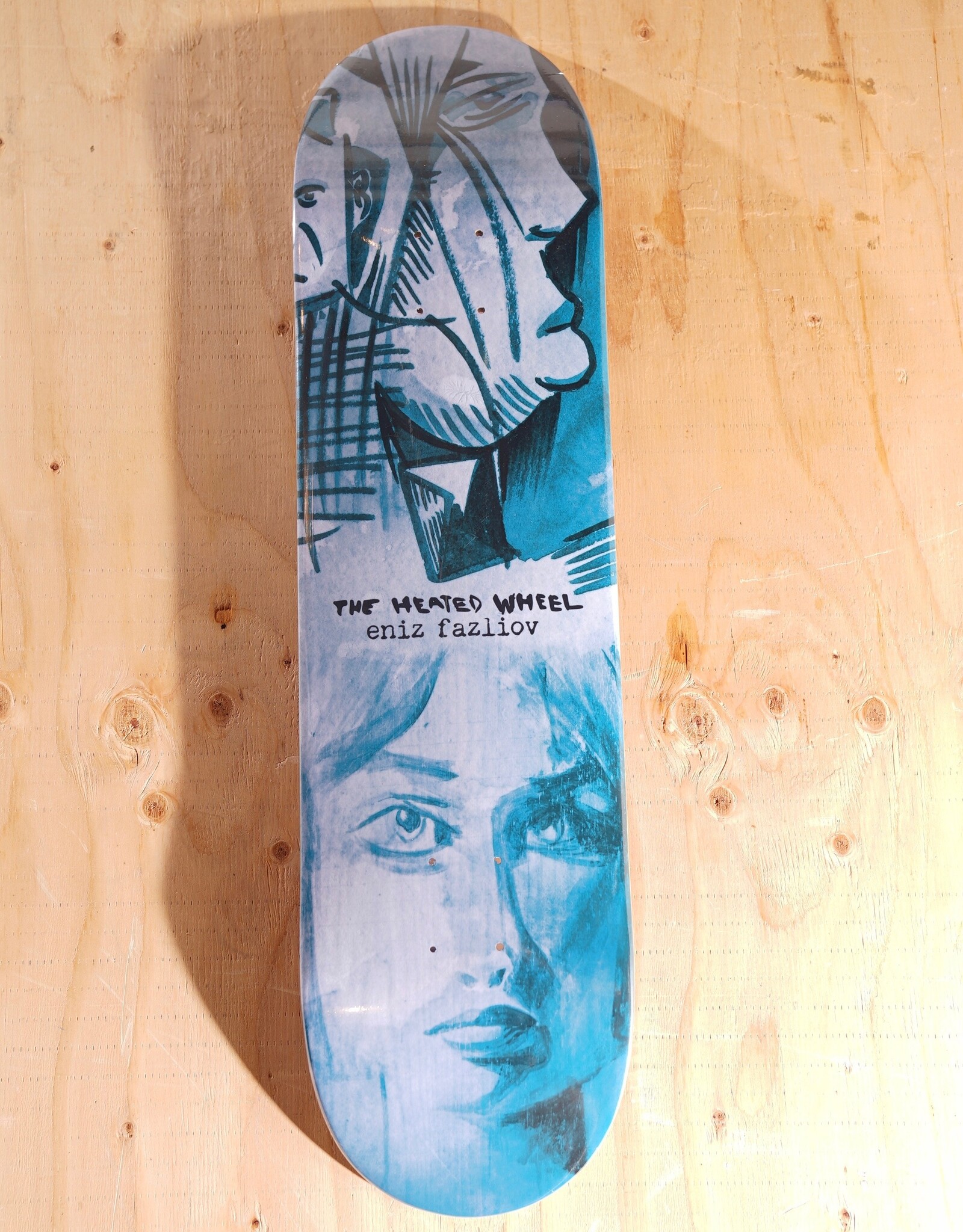 THE HEATED WHEEL Eniz Fazliov Pro Model Deck - 8.25