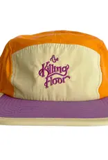 THE KILLING FLOOR Logo 5 Panel Nylon Camper Hat - Orange / Purple