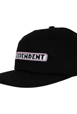INDEPENDENT Bar Logo Unstructured Snapback Hat - Black