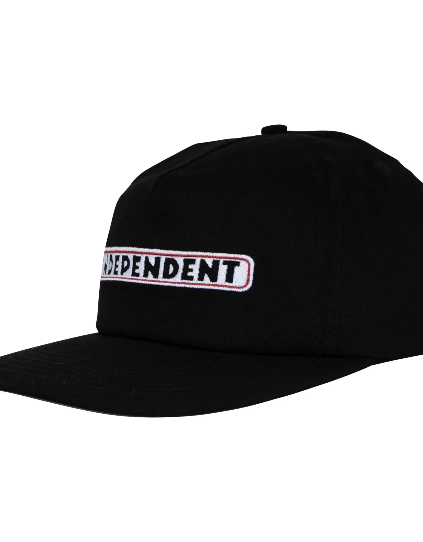 INDEPENDENT Bar Logo Unstructured Snapback Hat - Black