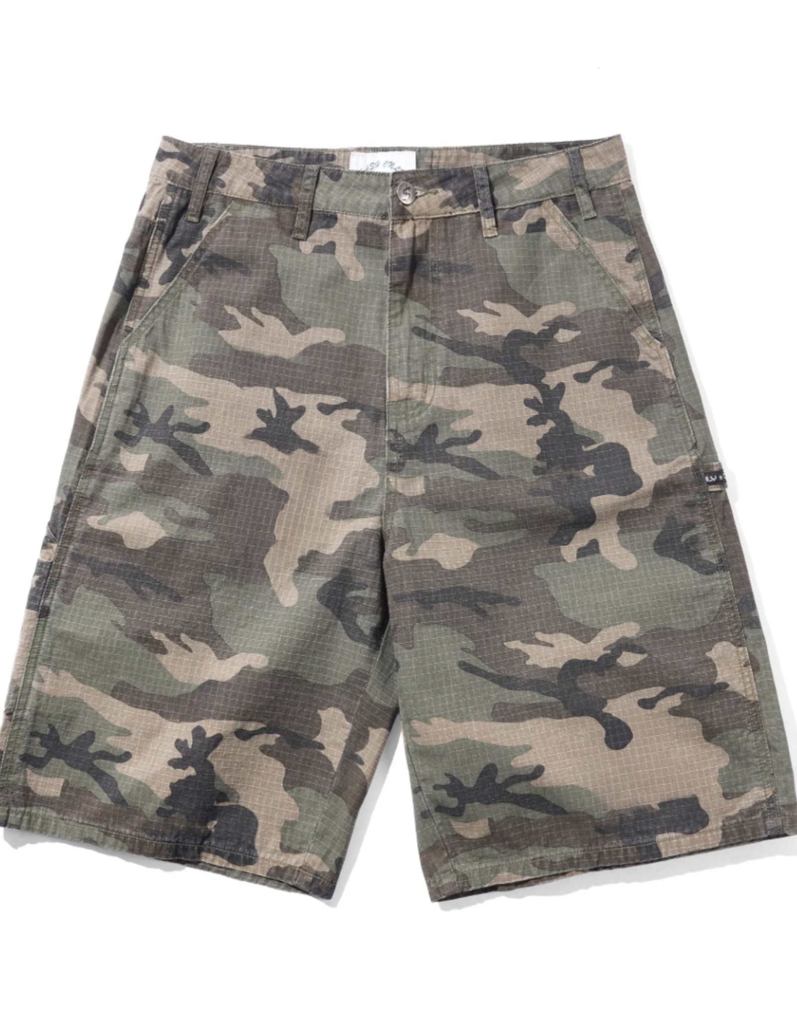 CASH ONLY Ripstop Carpenter Shorts - Woodland Camo