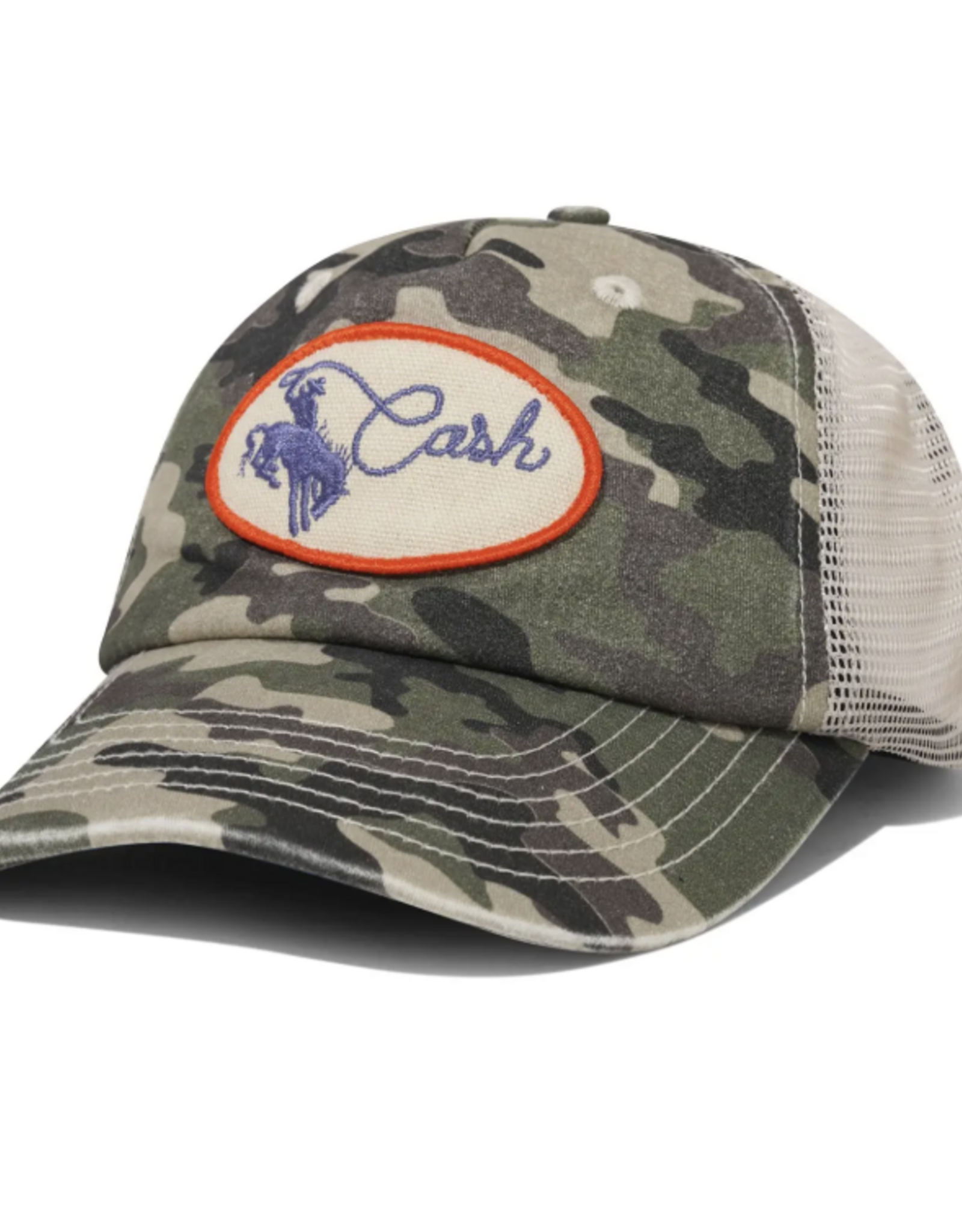 CASH ONLY Rodeo Trucker Cap - Camo