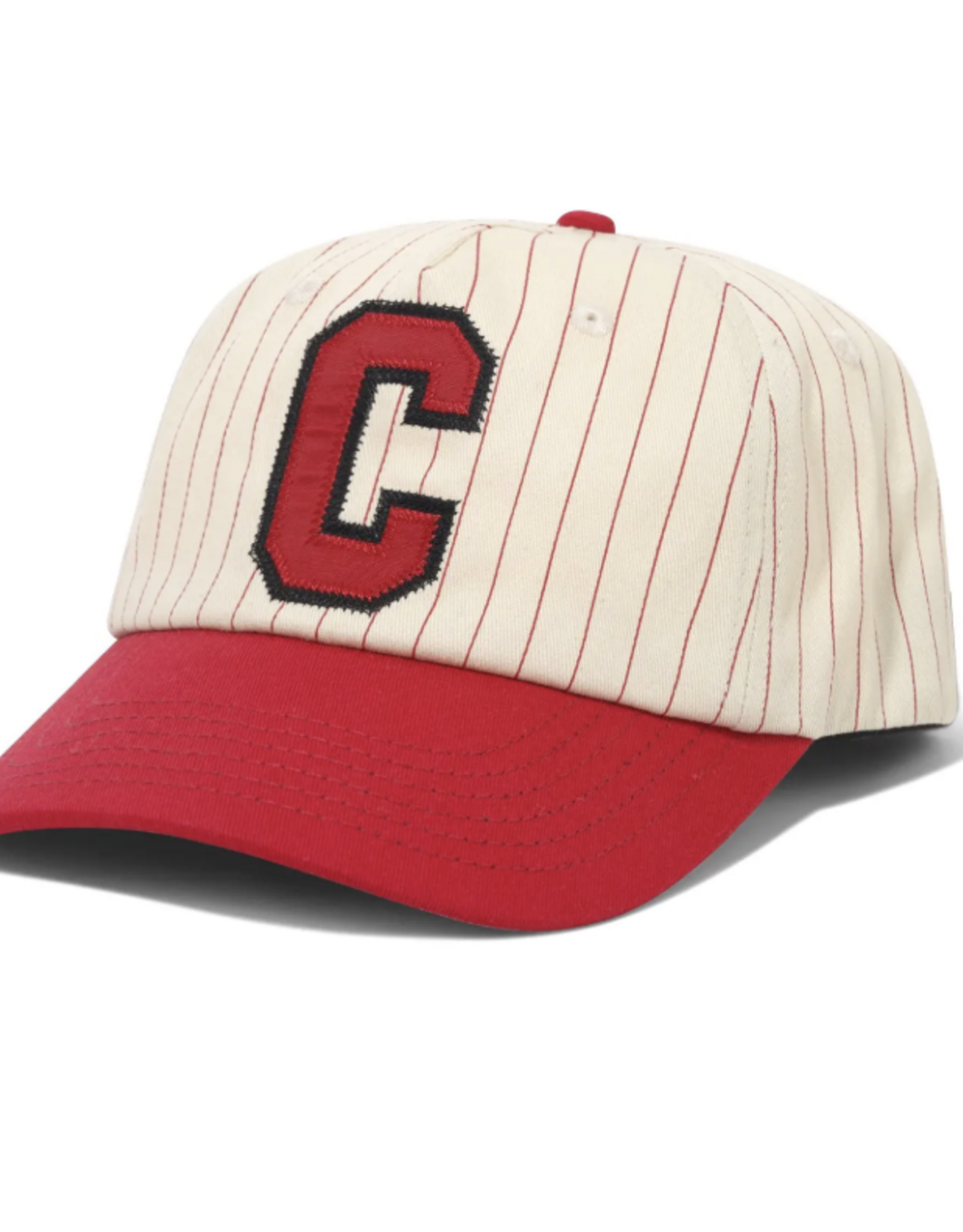 CASH ONLY Slugger 5 Panel Cap - Natural / Red