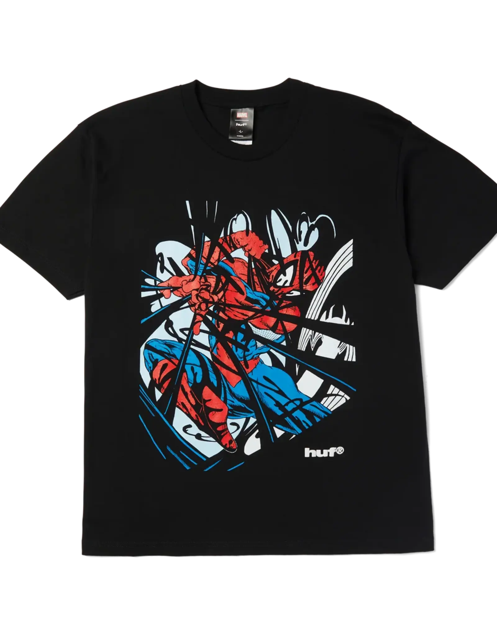 HUF Entangled S/S Tee - Washed Black