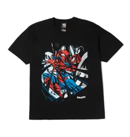 HUF Entangled S/S Tee - Washed Black