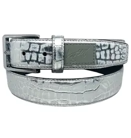 LOOSEY Siver Surfer Croc Belt
