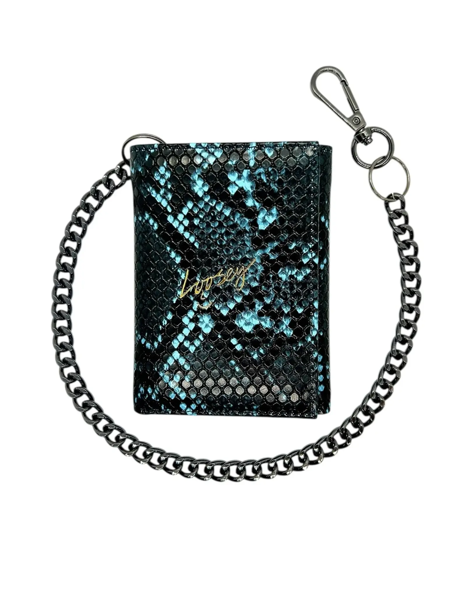 LOOSEY Skate Skin Chain Gang Wallet - Blue