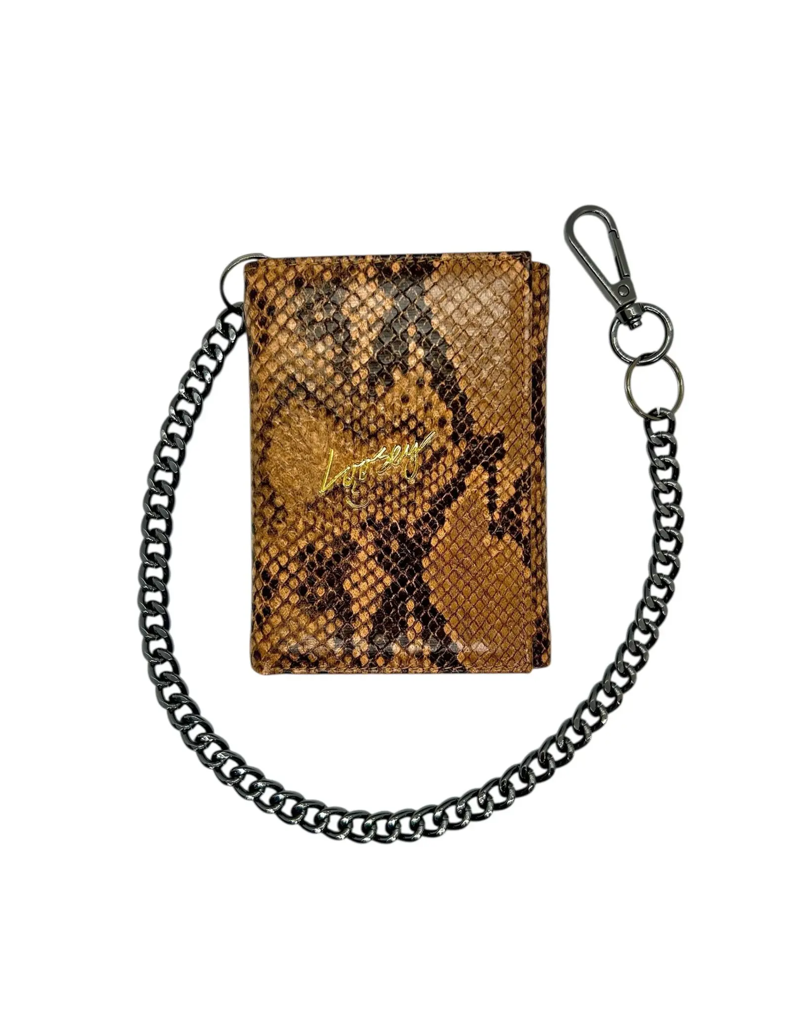 LOOSEY Skate Skin Chain Gang Wallet - Brown