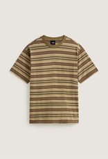 VANS Loose Stripe Ringer S/S Knit - Olive / Brown