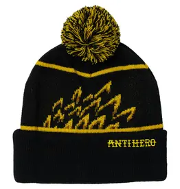 ANTI HERO Eagle Pom Beanie - Black / Yellow