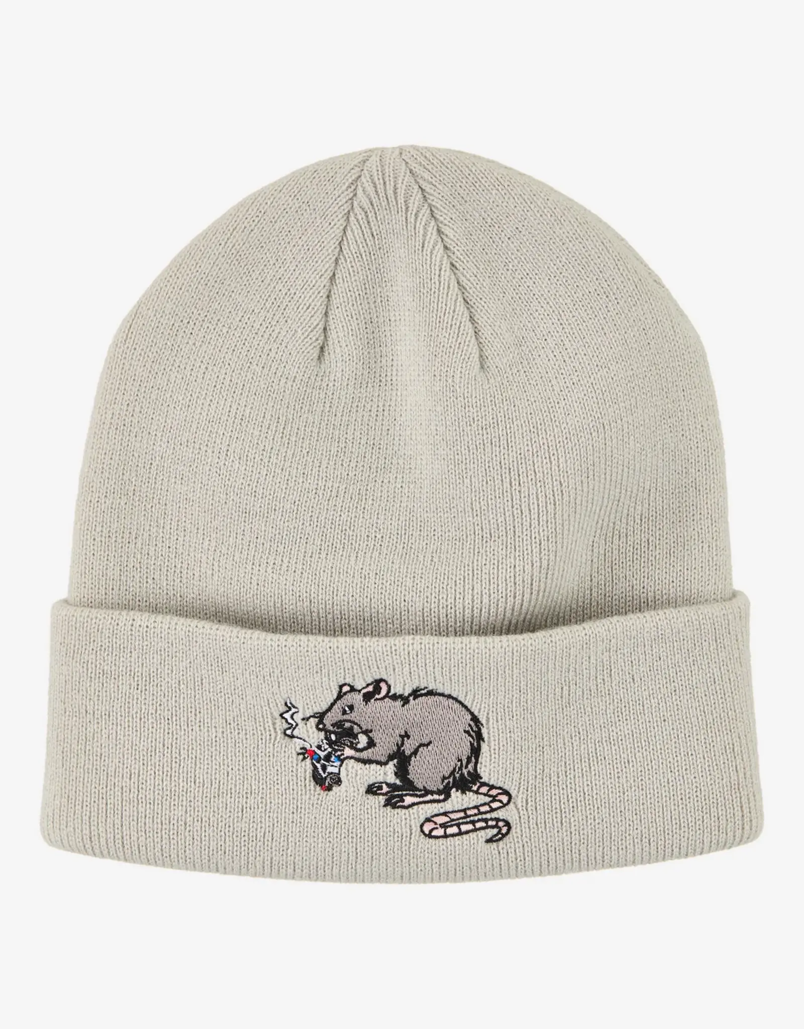 REAL SKATEBOARDS Street Cleaner Cuff Beanie - Silver