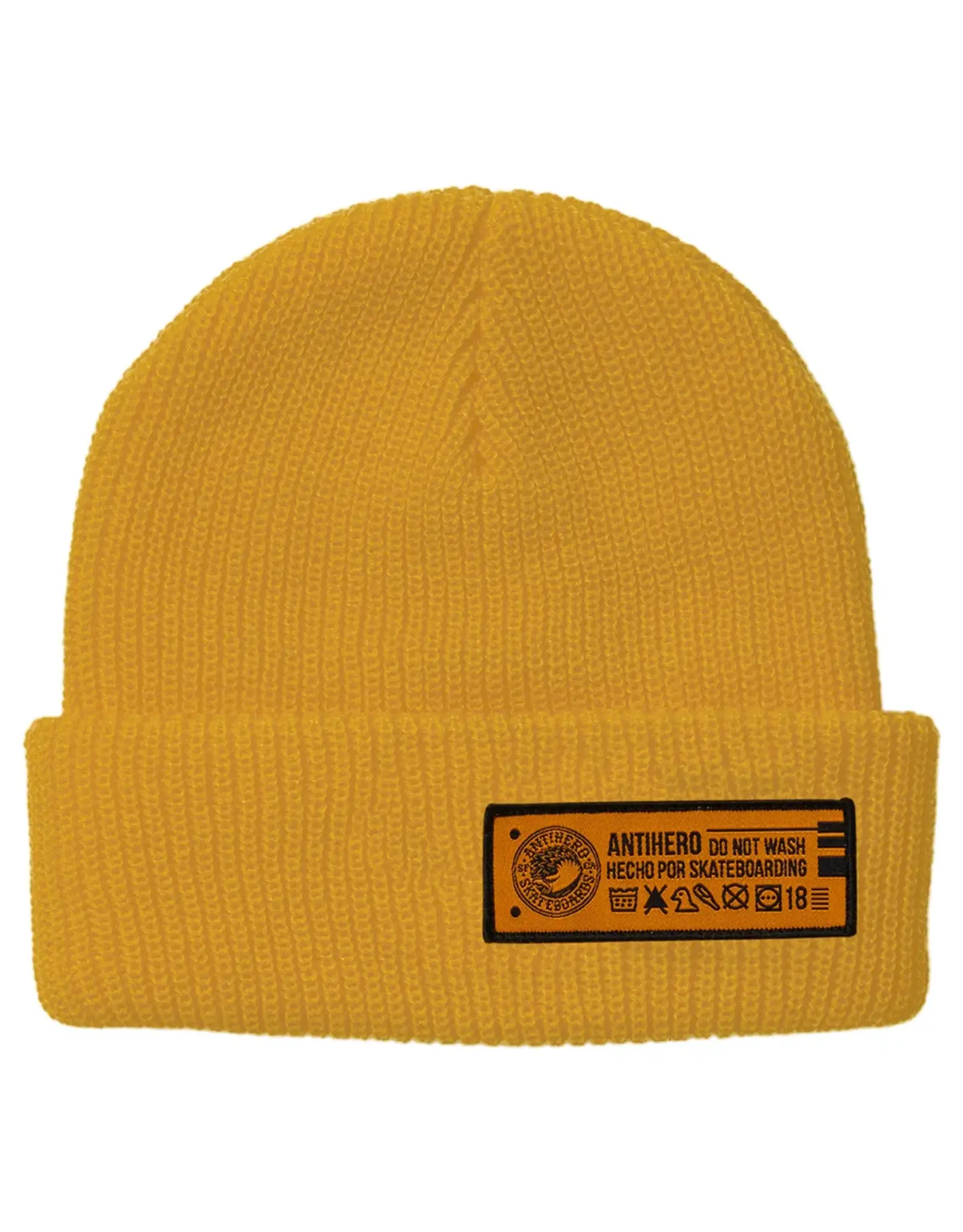 ANTI HERO Hecho Por Skate Beanie - Yellow