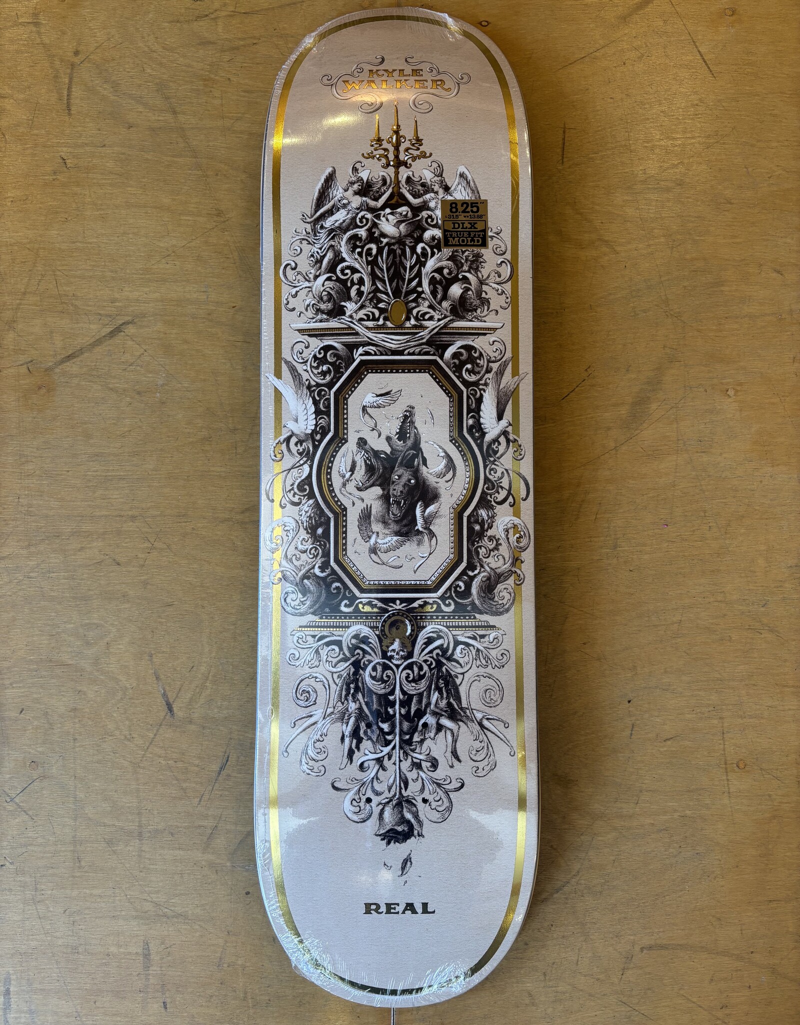 REAL SKATEBOARDS Kyle Cerberus True Fit Pro Deck - 8.25