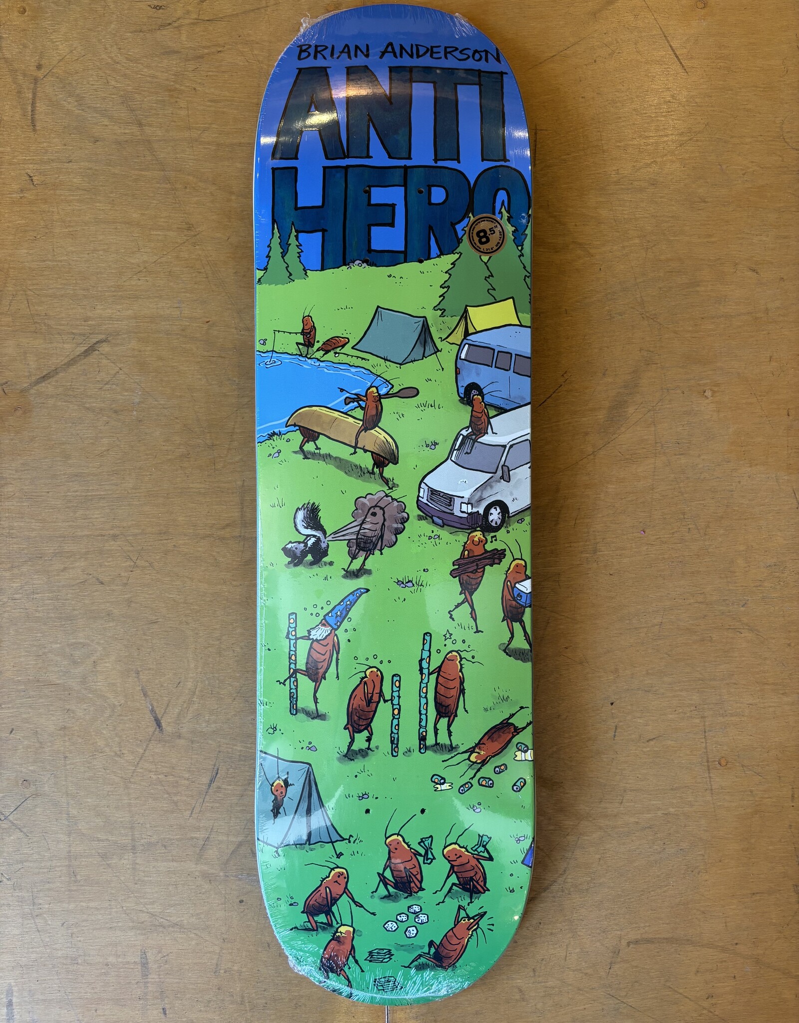 ANTI HERO BA Roached Out II Pro Deck - 8.5