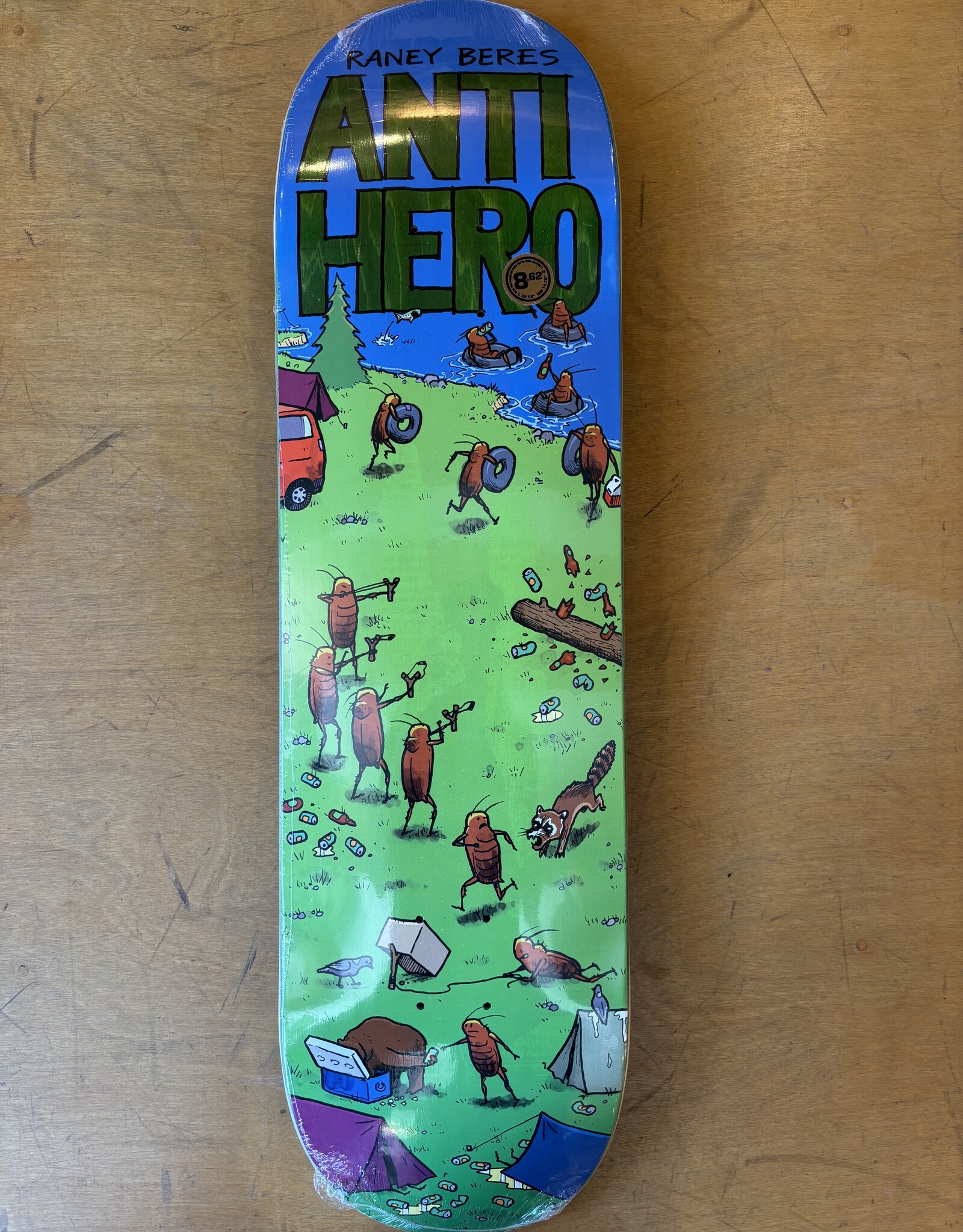 ANTI HERO Raney Roached Out II Pro Deck - 8.62
