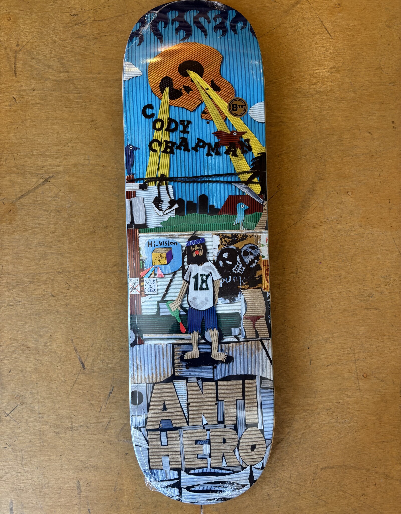 ANTI HERO Chapman Kenji Goto Pro Deck - 8.75