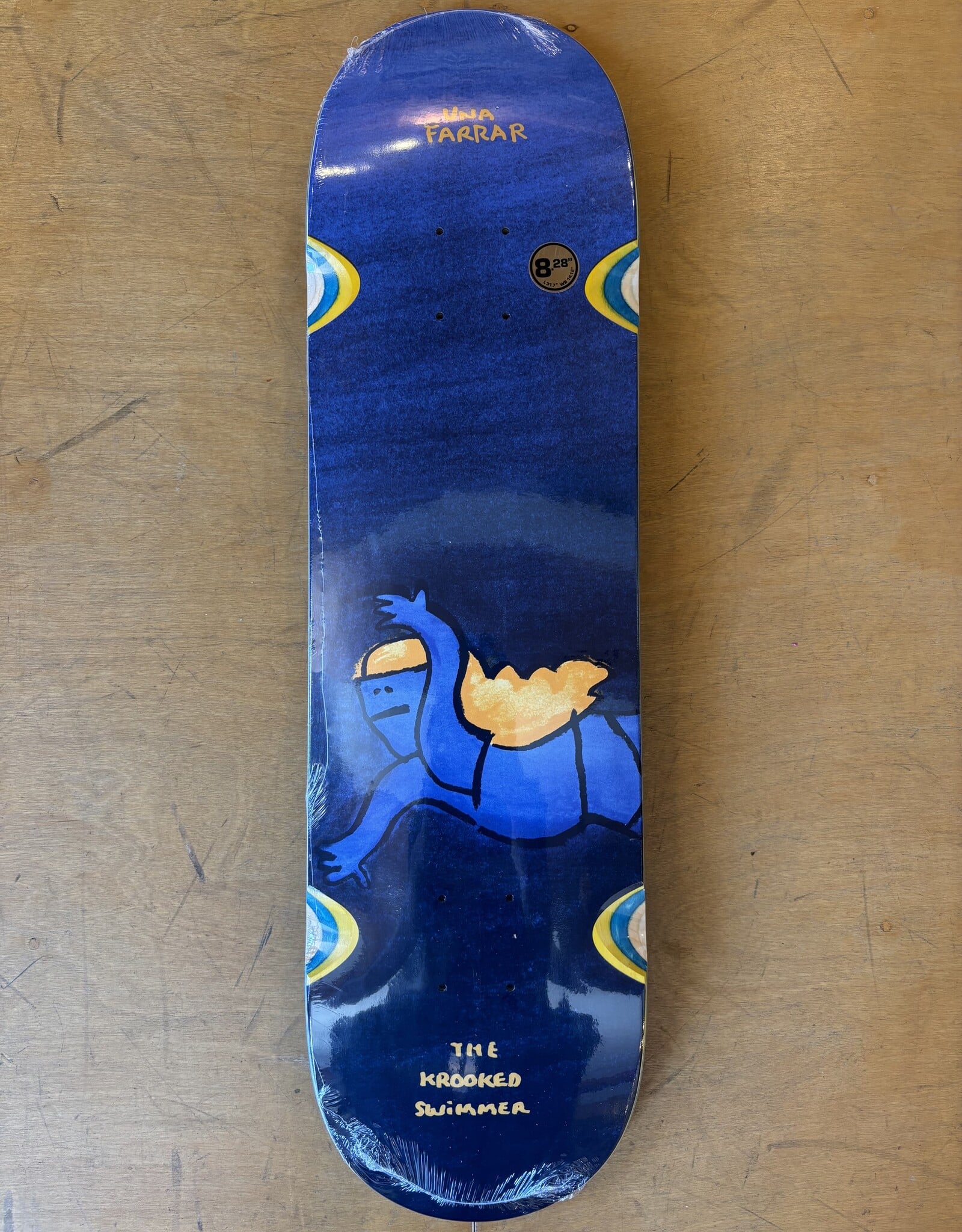 KROOKED Una Swimmer Wheel Well Pro Deck - 8.28