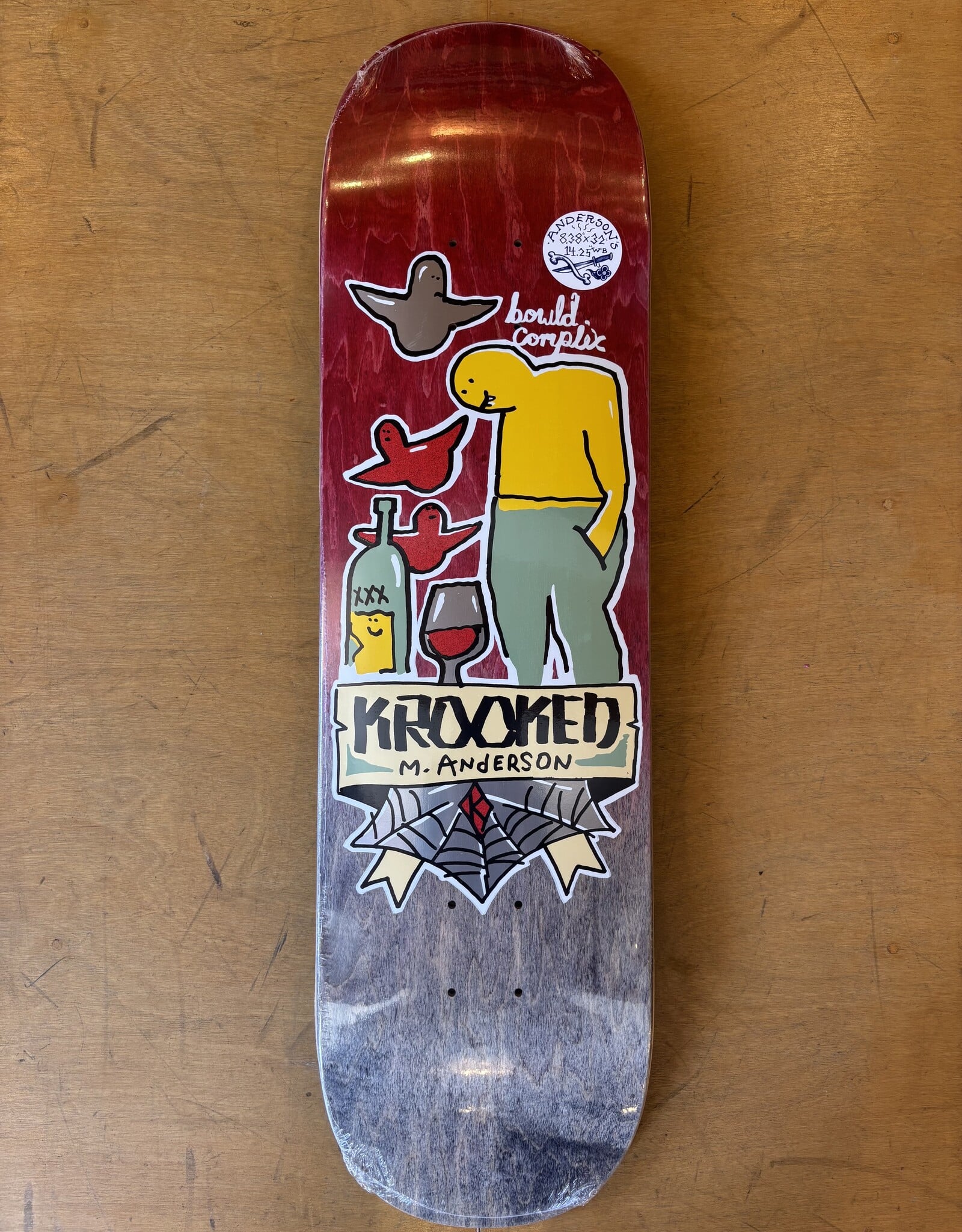 KROOKED Manderson Complex Pro Deck - 8.38