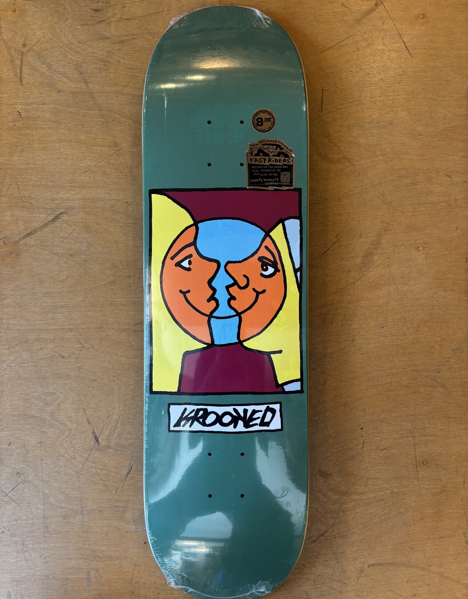 KROOKED Moonsmile Easyrider Team Deck - 8.38