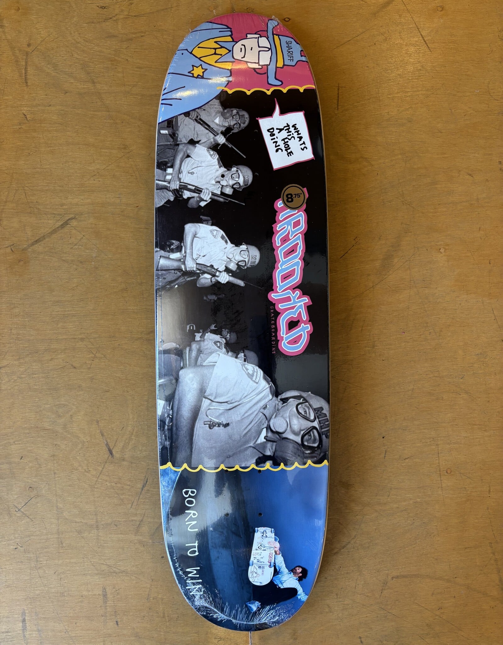 KROOKED Team A Hole Shaped Reissue Deck - 8.75