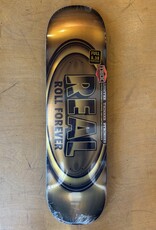 REAL SKATEBOARDS DBX Yellow Oval Team Deck - 8.38
