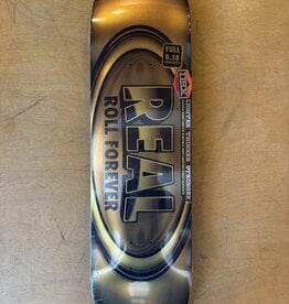 REAL SKATEBOARDS DBX Yellow Oval Team Deck - 8.38